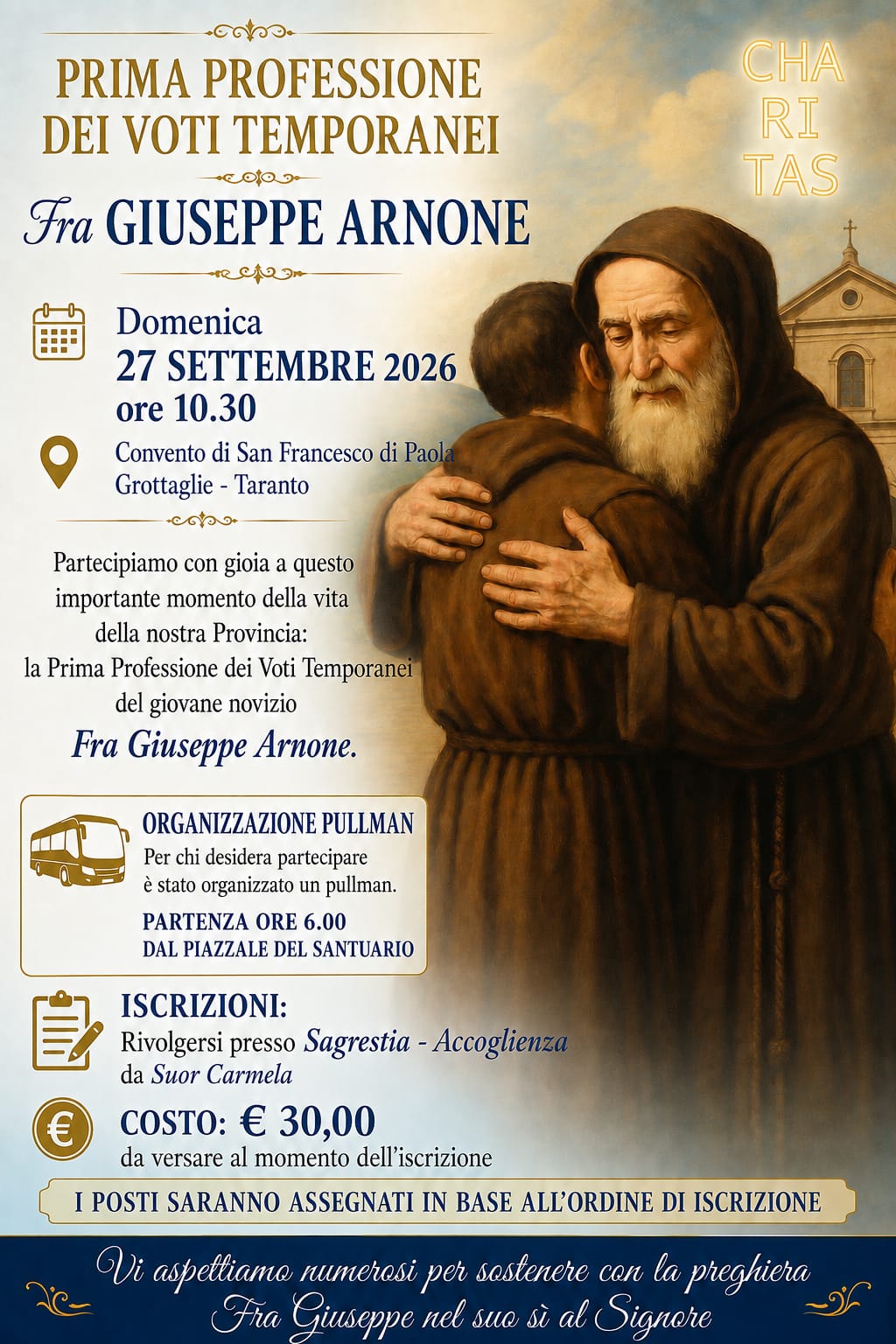 Professione Voti temporanei